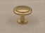 Knob Brushed Brass Round Grooved Medium - Cabinet Drawer and Cupboard Door Moder Carousel 1