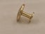 Knob Brushed Brass Round Grooved Medium - Cabinet Drawer and Cupboard Door Moder Carousel 2