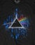 Pink Floyd T Shirt Dark Side of the Moon Blue Splatter new Official Mens Black Carousel 3