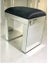 Fatima Mirrored Stool Black Velvet **35% OFF** Carousel 5