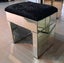 Fatima Mirrored Stool Black Velvet **35% OFF** Carousel 3