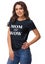 Inkmeso Crew Neck Mom Wow Graphic Tshirt Short Sleeve Women Cotton Tee Carousel 2
