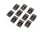 50Pcs 24*16mm Furniture Hinge Cabinet Drawer Door Butt Hinge Antique Wood Carousel 4