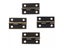 50Pcs 24*16mm Furniture Hinge Cabinet Drawer Door Butt Hinge Antique Wood Carousel 7
