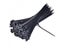 Self-Locking Plastic Nylon Wire Cable Zip Ties 100pcs Black Cable Ties Fasten Carousel 9