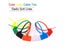 100pcs Easy Mark 4*150mm Nylon Cable Ties Tag Labels Plastic Loop Ties Markers Carousel 3