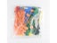 100pcs Easy Mark 4*150mm Nylon Cable Ties Tag Labels Plastic Loop Ties Markers Carousel 6