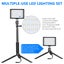 Neewer Dimmable 5600K USB LED Video Light 2-Pack w/ Remote Control,Tripod & Bag Carousel 4