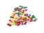 100 Pcs 15mm Colorful Flower Flatback Wooden Buttons For Sewing Scrapbooking Carousel 4