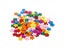 100 Pcs 15mm Colorful Flower Flatback Wooden Buttons For Sewing Scrapbooking Carousel 5