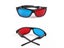 ZUCZUG New Black Frame Universal 3D Plastic Glasses/Oculos/Red Blue Cyan 3D Carousel 5