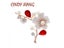 Shell And Pearl Flower Brooches For Women Red Crystal Brooch Wedding Jewelry Carousel 4
