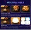 Projector Night Light, Rechargeable, 360 Rotation, 12 Scenes, with Music Box Carousel 9