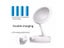 Foldable Portable Bathroom Makeup Mirror 10x Magnifying LED Lighting Carousel 6