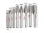 8pcs 1/4" 6mm Shank 6-12mm ACDF Tungsten Carbide Burr Bits Rotary Cutter Files Carousel 5