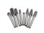 8pcs 1/4" 6mm Shank 6-12mm ACDF Tungsten Carbide Burr Bits Rotary Cutter Files Carousel 6
