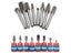 8pcs 1/4" 6mm Shank 6-12mm ACDF Tungsten Carbide Burr Bits Rotary Cutter Files Carousel 7