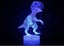 Dinosaur 3D Night Lamp LED Light, Power By USB, 7 Changeable color Carousel 5