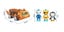 Octonauts brick GUP-G Mobile Speeders & Barnacles kwazii pes Carousel 8