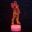 Iron Man 3D Night Lamp LED Light, Power By USB, 7 Changeable color Carousel 3