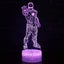 Iron Man 3D Night Lamp LED Light, Power By USB, 7 Changeable color Carousel 7