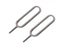 NYFundas 10pcs Sim Card Eject Pin Key Tool Ejetor Pin For Iphone X 8 7 6 6S Carousel 5