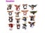 66pcs/set Animal Graffiti Sticker For Kids DIY Stationery Carousel 4