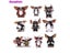 66pcs/set Animal Graffiti Sticker For Kids DIY Stationery Carousel 5