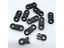 10Pcs 8mm Side Release Buckle Curved Parachute 550 Paracord Bracelet DIY Dog Carousel 5