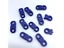 10Pcs 8mm Side Release Buckle Curved Parachute 550 Paracord Bracelet DIY Dog Carousel 6
