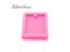 DY0575 Shiny Hologram Rectangle Keychain Mould Silicone Epoxy Resin Mold Carousel 4