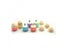 6Pcs/Lot Mini Egg Modeling Highlighter With Kawaii Smiley Faces For Students Carousel 4