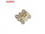 10pcs NAIERDI Mini Butterfly Door Hinges 20mm X17mm Bronze Cabinet Drawer Carousel 6