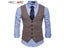 Men's Formal Dress Vest Herringbone Gilet XXL For Wedding Fitness Carousel 2
