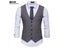 Men's Formal Dress Vest Herringbone Gilet XXL For Wedding Fitness Carousel 4