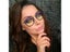 Round Anti Blue Light Glasses Frame Women Transparent Computer Spectacles Carousel 3