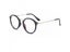 Round Anti Blue Light Glasses Frame Women Transparent Computer Spectacles Carousel 5