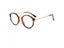 Round Anti Blue Light Glasses Frame Women Transparent Computer Spectacles Carousel 6