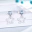 925 Sterling Silver Star Sky Blue Topaz Earrings "Sitara" Carousel 6