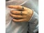 HUANZHI New Individuality Baroque Vintage Hit Colour Love Heart Metal Rings For Carousel 3