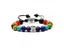 DIEZI Christmas Gift 7 Chakra Tree Of Life Charm Bracelets Multicolor Beads Carousel 7