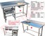 WorkBench w/t brace 0.6x0.6x0.9m(H) flattop Workbench Table S/S Work Bench Table Carousel 7