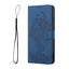 Redmi 13c embossed PU leather wallet case floral & tiger navy Carousel 3