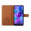 moto g34 embossed PU leather wallet case floral & tiger brown Carousel 5