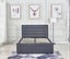 CAVINDESH QUEEN BED BASE GREY COLOUR FABRIC WITH FOUR DRAWER Carousel 4