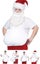 SANTA CLAUS BIG BELLY ADULT MENS CHRISTMAS COSTUME ACCESSORY Carousel 1