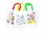 10Pcs Antistress Puzzles Educational Toy For Children DIY Eco-friendly Graffiti Carousel 1