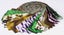 Soimoi 40Pcs Animals Print Cotton Precut Fabrics For Quilting Craft Strips Carousel 5