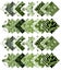 Soimoi 40Pcs Block Print Cotton Precut Fabrics For Quilting Craft Strips Carousel 2