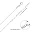 Sterling Silver Engraved Initial and Date Disc Necklace Carousel 3